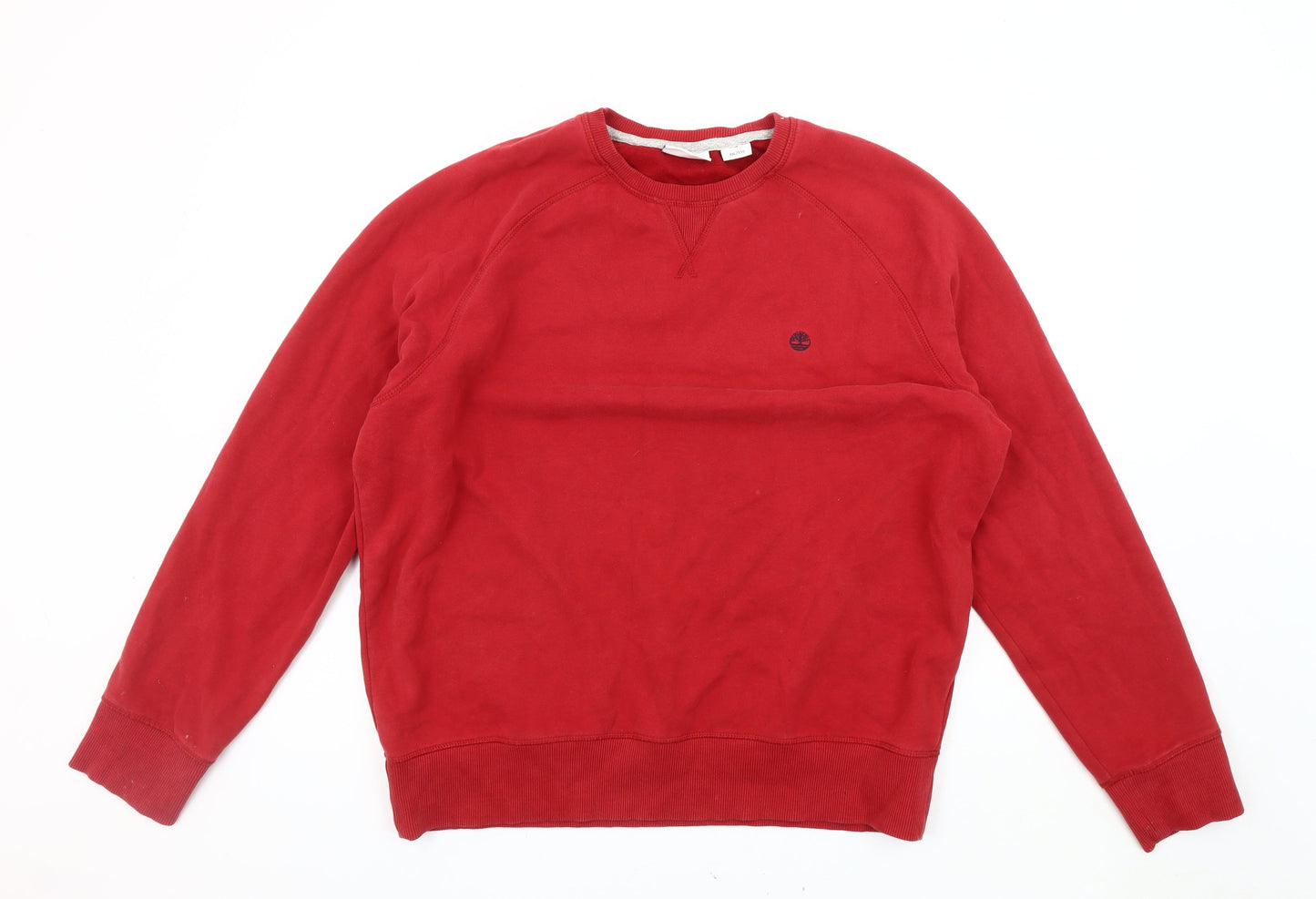 Timberland Men's Red 2XL Crew Neck Sweatshirt