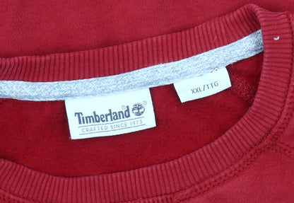 Timberland Men's Red 2XL Crew Neck Sweatshirt