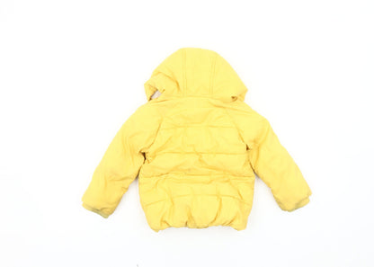 Marks and Spencer Unisex Yellow Puffer Jacket 12-18 Months