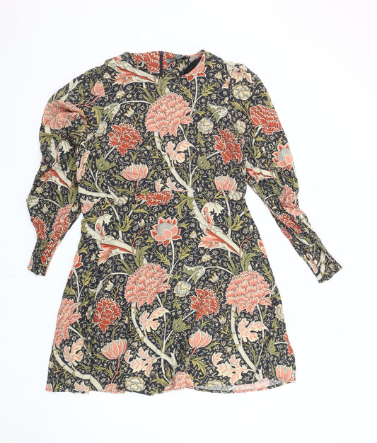 Next Women's Multicoloured Floral Dress Size 12