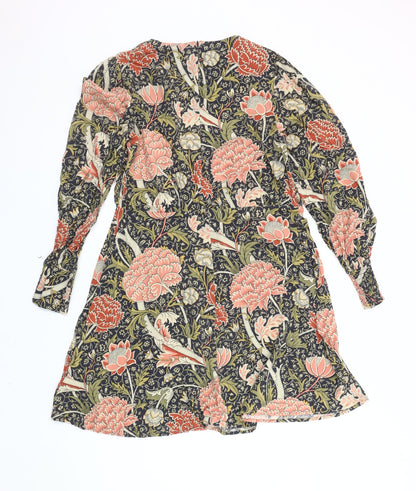 Next Women's Multicoloured Floral Dress Size 12