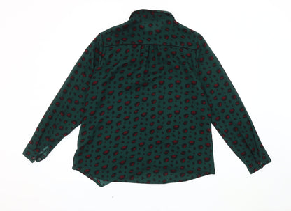 Joe Browns Women's Green Animal Print Blouse Size 14