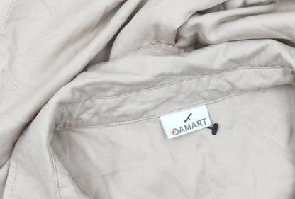 Damart Women's Beige Shirt Dress Size 12