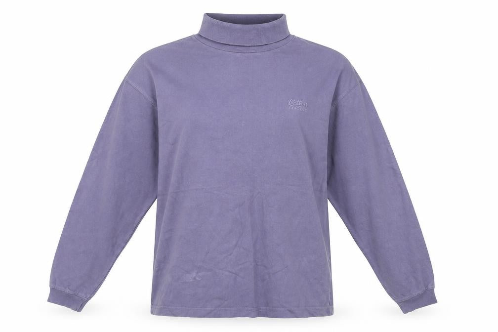 Cotton Traders Grey High Neck Long Sleeve Top, L
