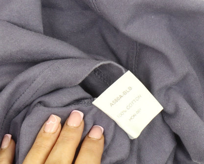 Cotton Traders Grey High Neck Long Sleeve Top, L