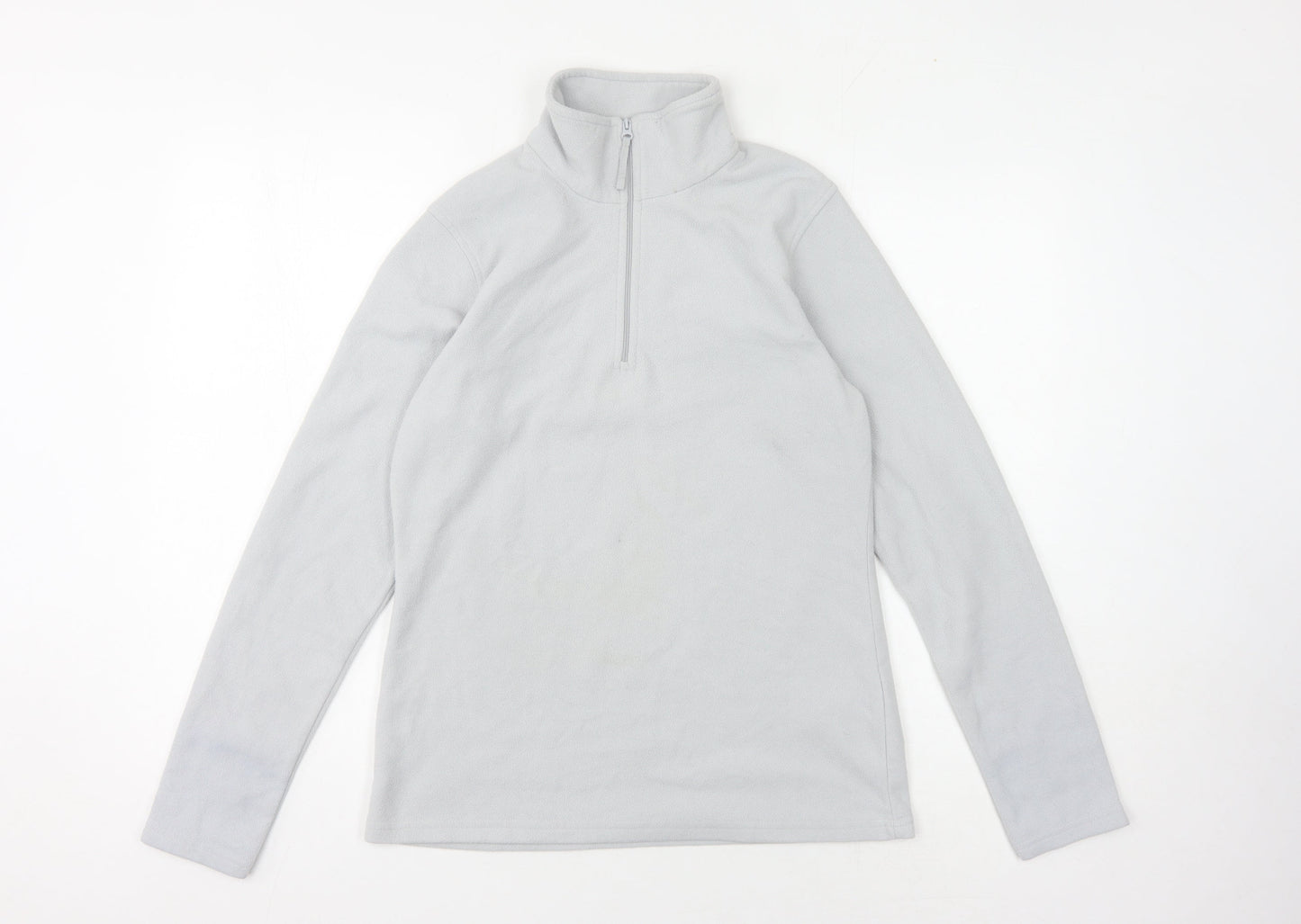 Womens UK Size M Mountain Warehouse Grey Full Zip Sweatshirt