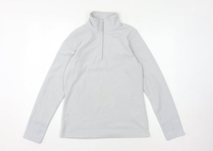 Womens UK Size M Mountain Warehouse Grey Full Zip Sweatshirt