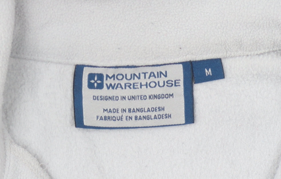 Womens UK Size M Mountain Warehouse Grey Full Zip Sweatshirt