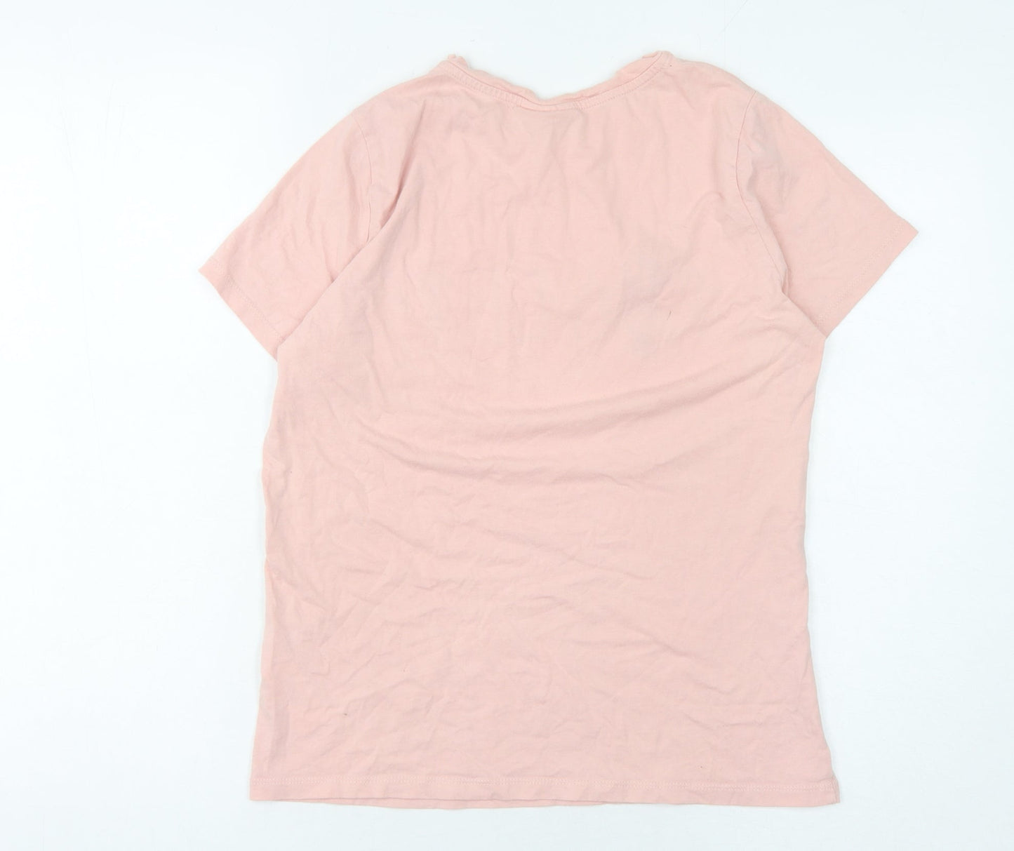 Womens UK Size XS Disney Pink  T-Shirt