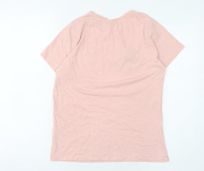 Womens UK Size XS Disney Pink  T-Shirt
