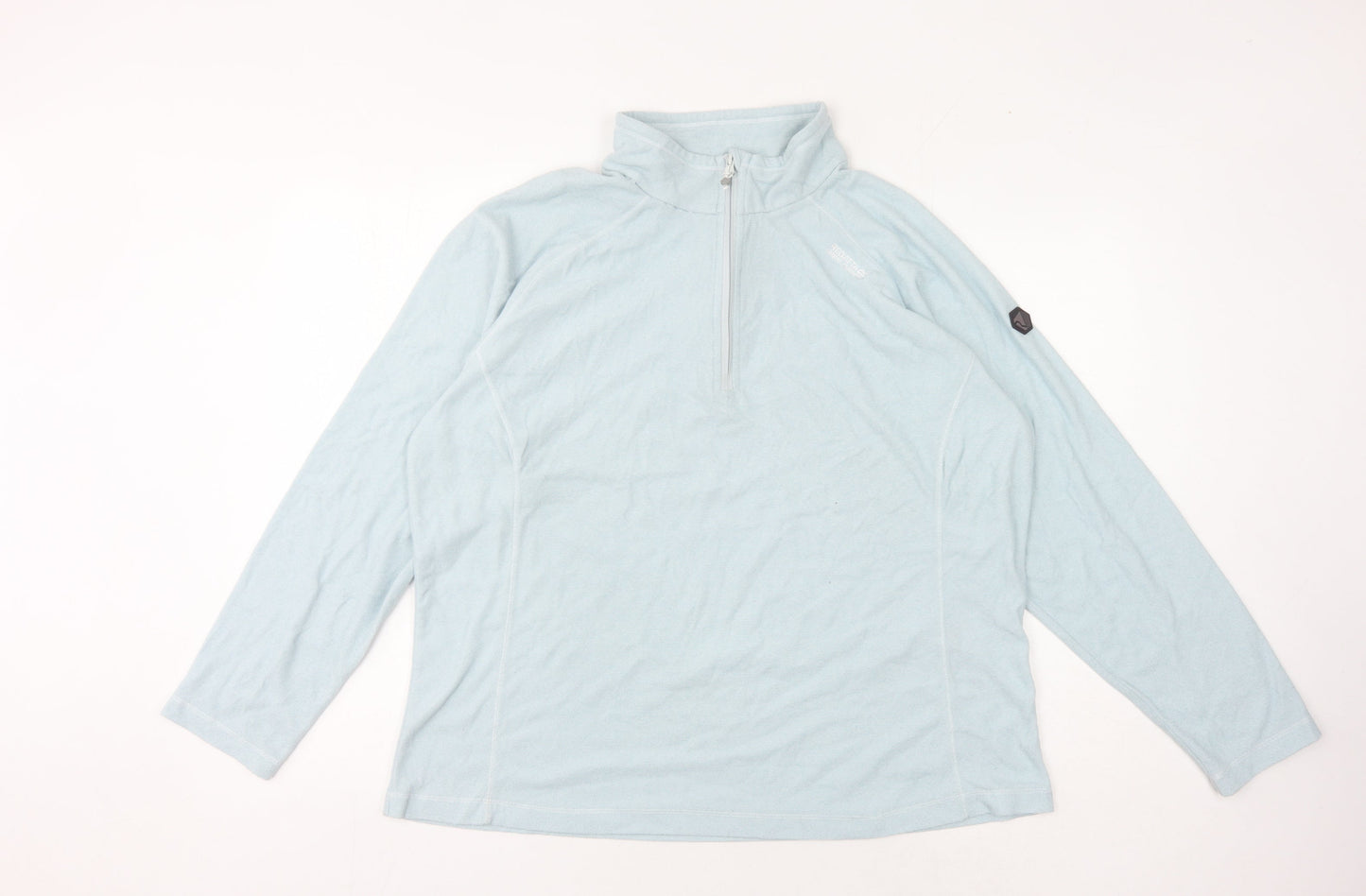 Regatta Women's Blue High Neck Pullover, Size 20