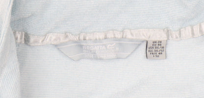 Regatta Women's Blue High Neck Pullover, Size 20
