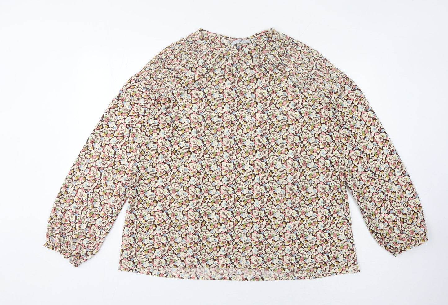 Womens UK Size 18 NEXT Multicoloured Basic Blouse