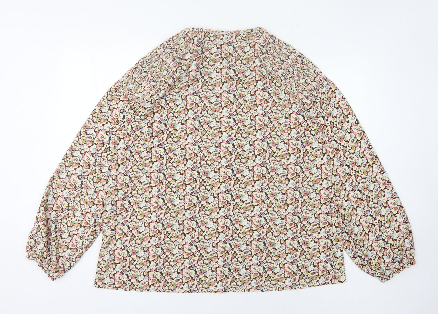 Womens UK Size 18 NEXT Multicoloured Basic Blouse