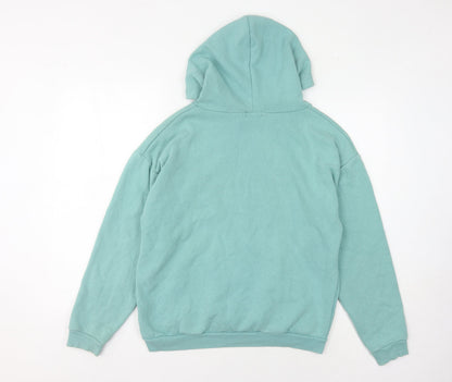 PrettyLittleThing Women's Green Pullover Hoodie Size 10