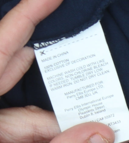 Penguin Men's Black Star Graphic T-Shirt L