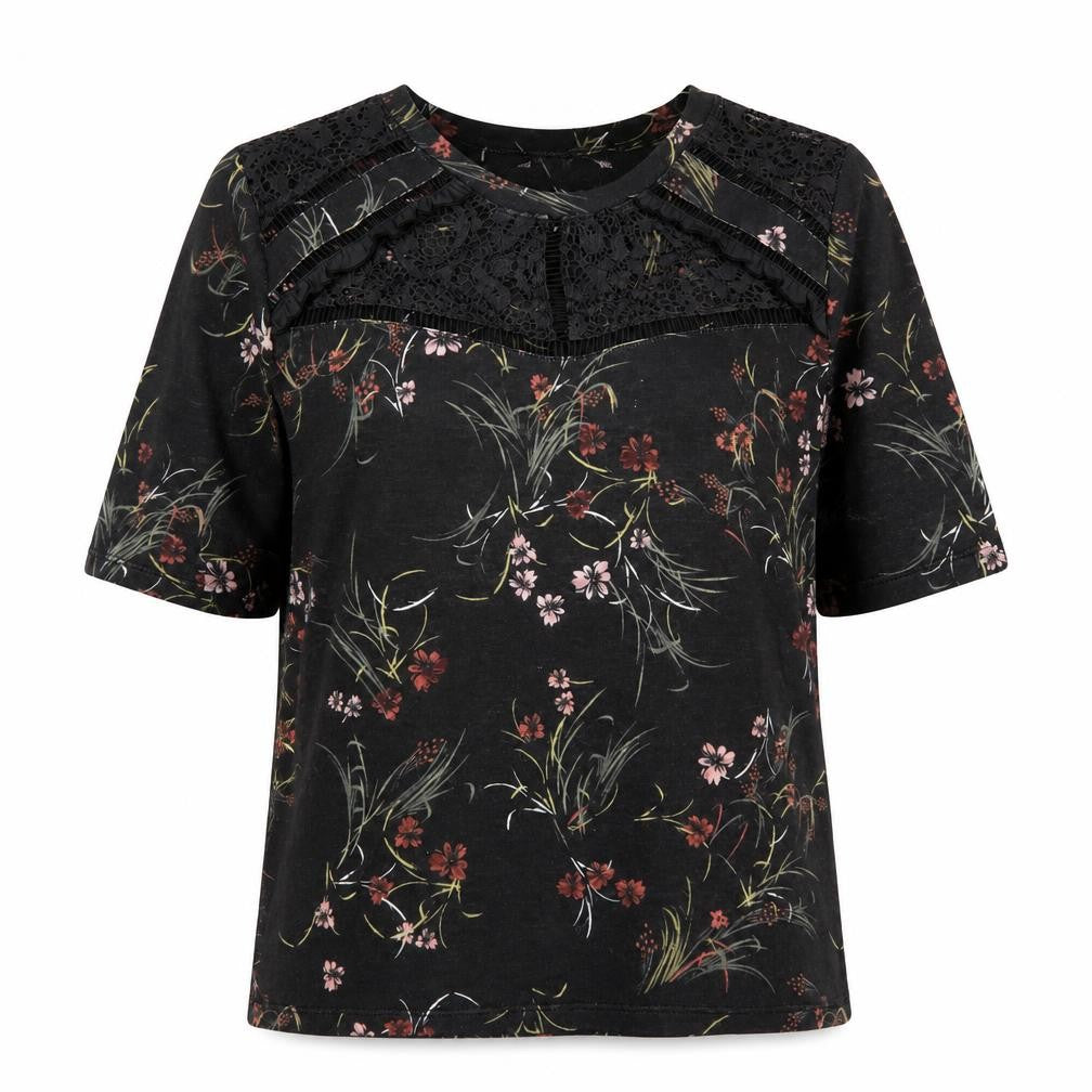 Womens UK Size 10 Marks and Spencer Black Tunic Blouse