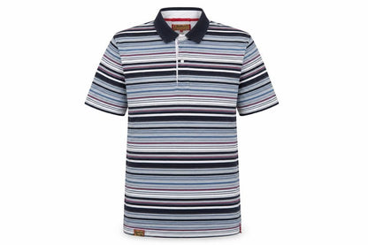 Mens UK Size L Red Yacht Cotton Polo Shirt