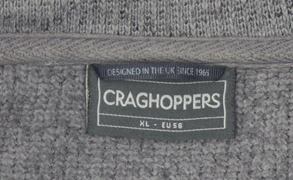 Mens UK Size XL Craghoppers Grey Pullover Sweatshirt