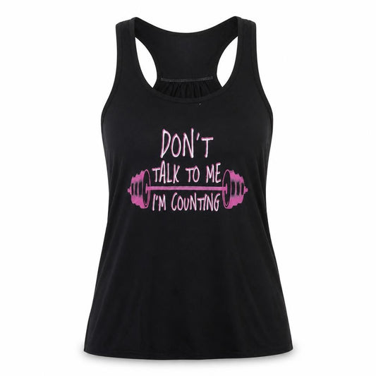 Bella + Canvas Women's Black Tank Top L - Gym & Training