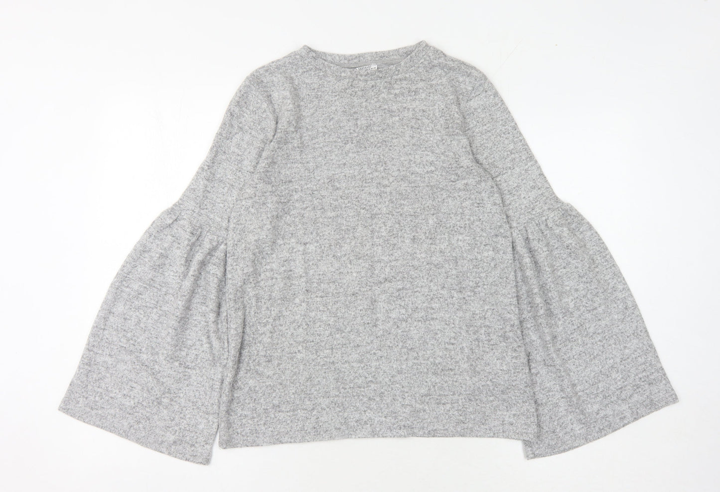 Womens UK Size S Zara Trafaluc Grey Pullover Jumper