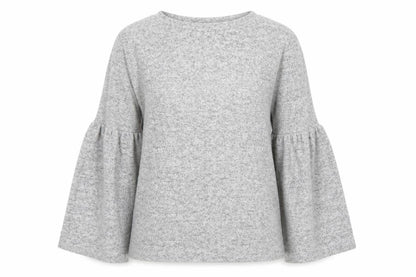 Womens UK Size S Zara Trafaluc Grey Pullover Jumper