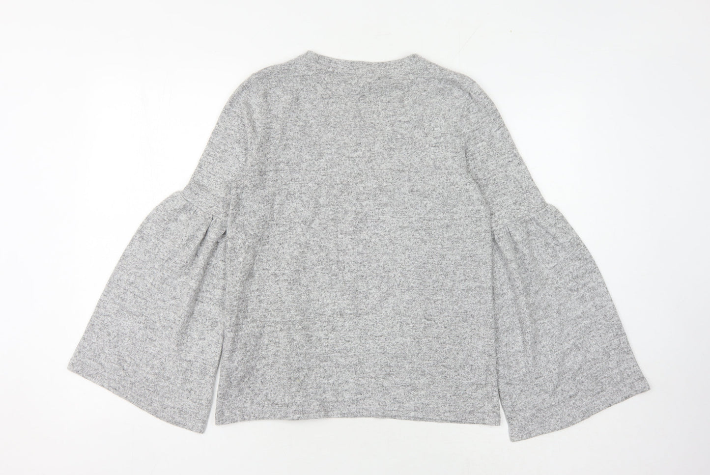 Womens UK Size S Zara Trafaluc Grey Pullover Jumper