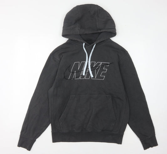 Mens UK Size S Nike Black Pullover Hoodie