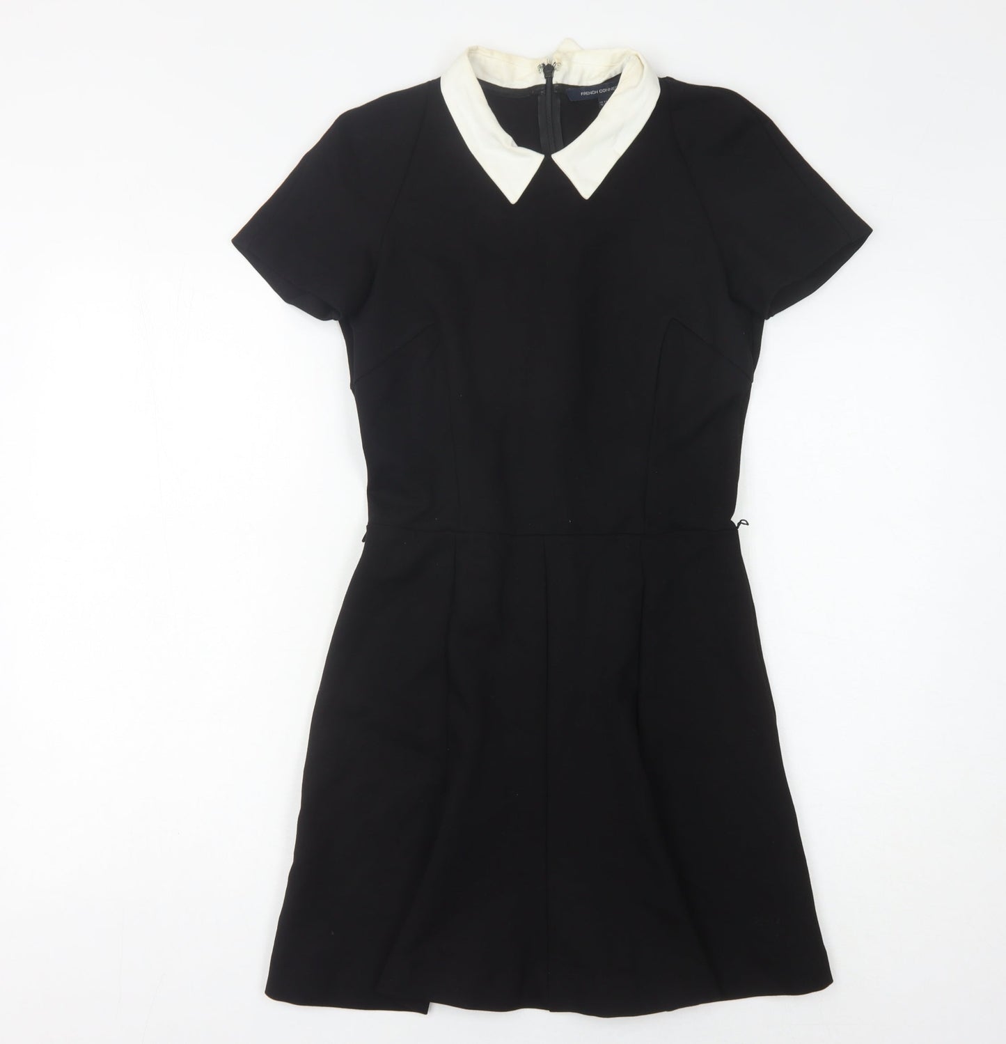 French Connection Black Skater Dress for Women, Size 10