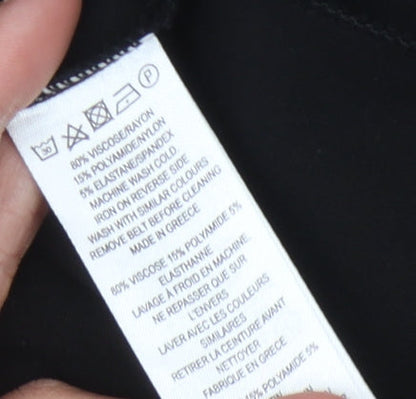 French Connection Black Skater Dress for Women, Size 10