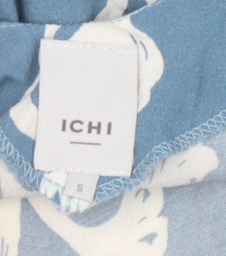 Womens UK Size S ICHI Blue Camisole Tank