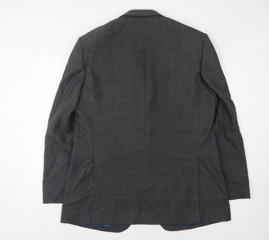 Mens UK Size 44 Marks and Spencer Regular Grey Suit Jacket