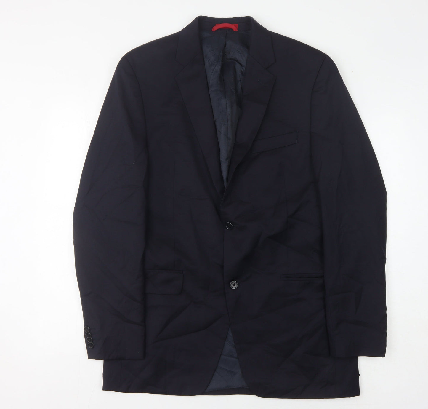 Alfani Men's Blue Wool Blazer - 40L