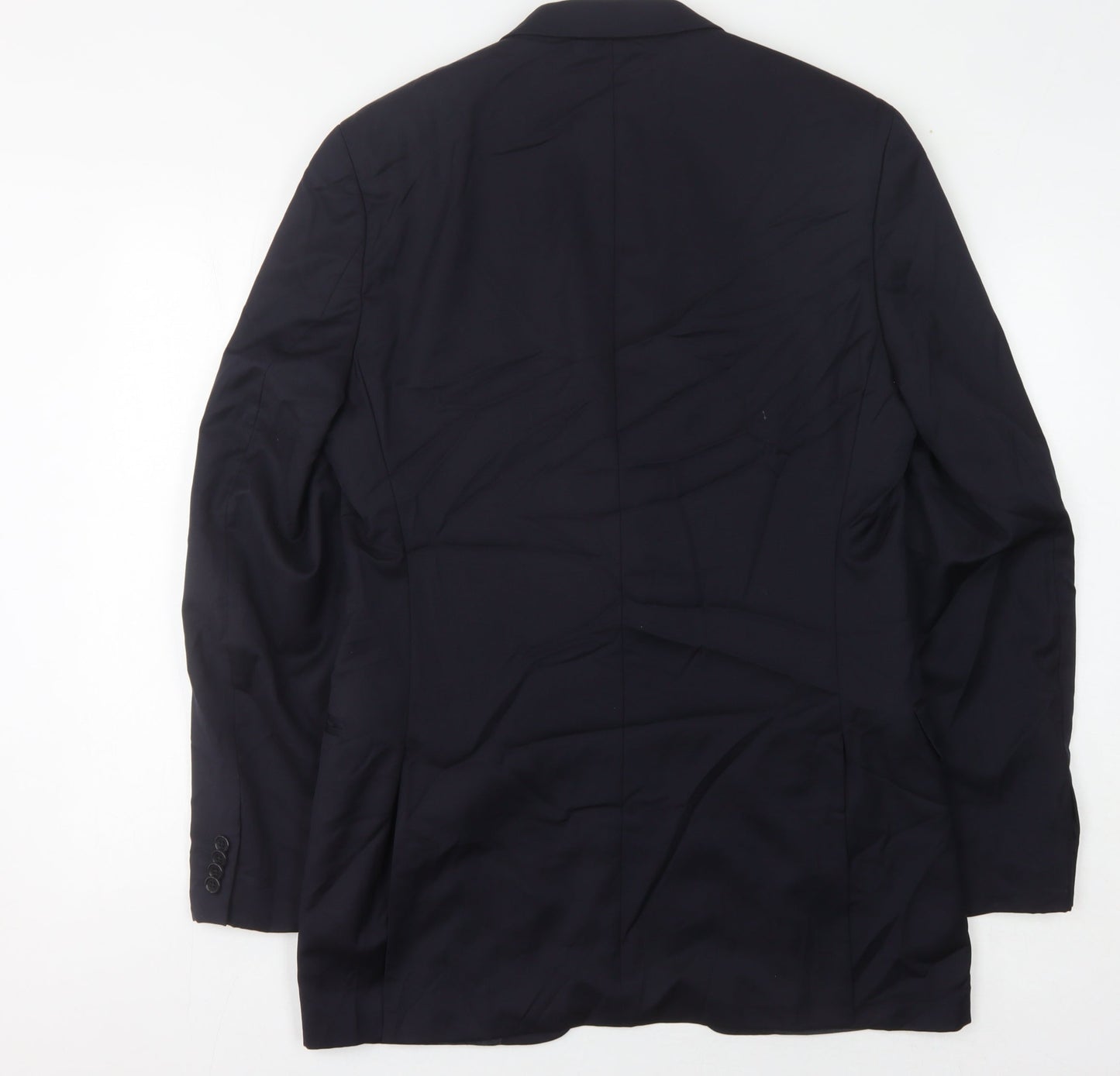 Alfani Men's Blue Wool Blazer - 40L