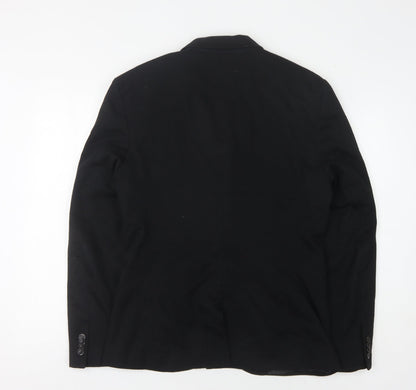 Mens UK Size 40 Zara Regular Black Suit Jacket