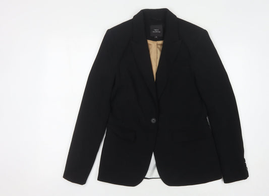 Next Women's Black Regular Fit Blazer - Size 8