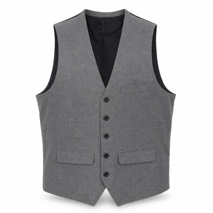 Mens UK Size S Jeff Banks Regular Grey Suit Waistcoat
