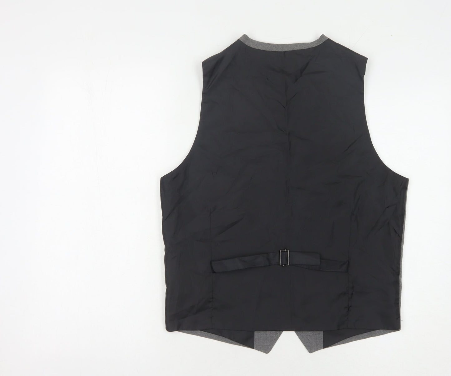 Mens UK Size S Jeff Banks Regular Grey Suit Waistcoat