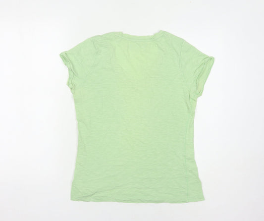 John Lewis Green V-Neck Women's T-Shirt Size 12
