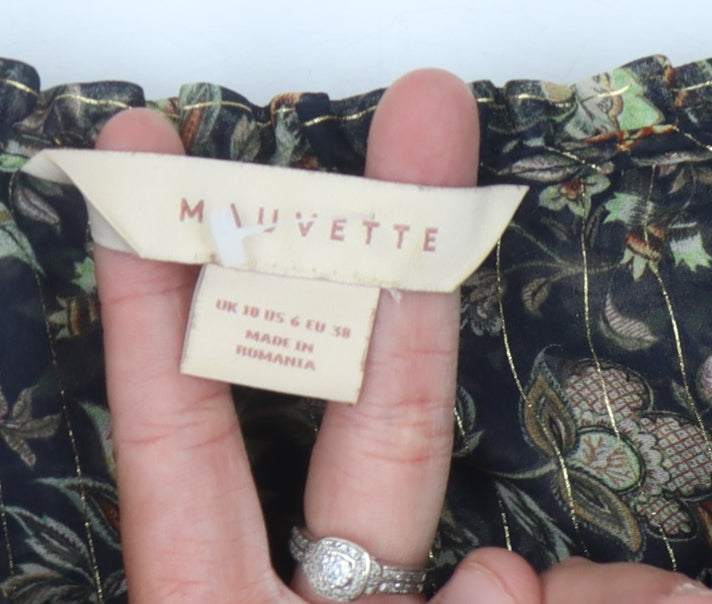Womens UK Size 10 Mauvette Multicoloured  Blouse