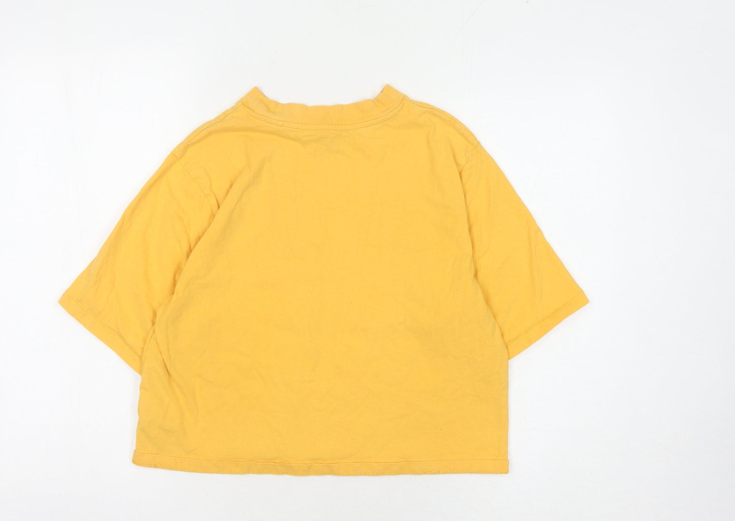 Unisex Adults UK Size XS Levi's Yellow Basic T-Shirt