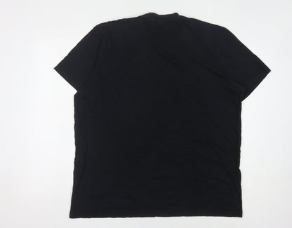 McKenzie Men's Black XL Crew Neck T-Shirt