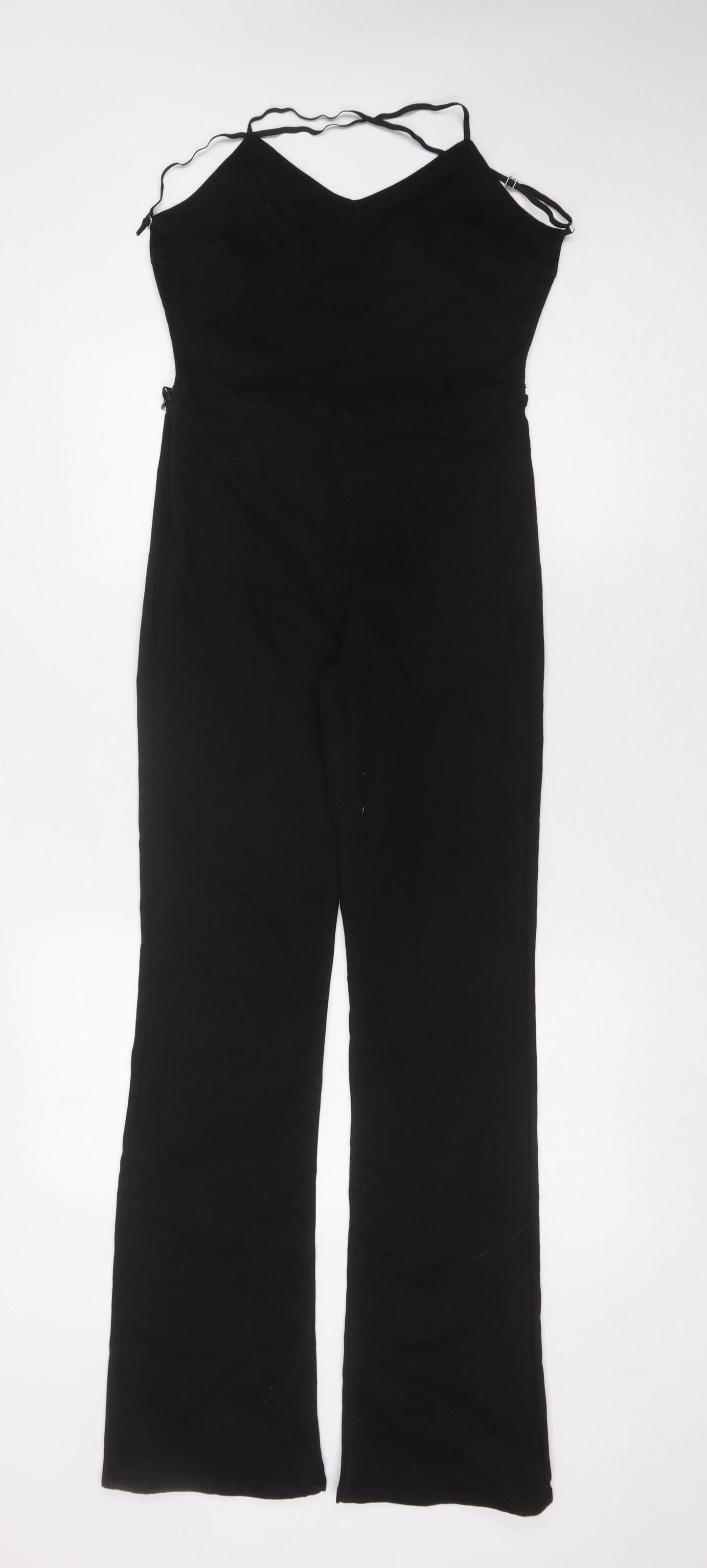 Bershka Women's Black Jumpsuit, Flared, Size S
