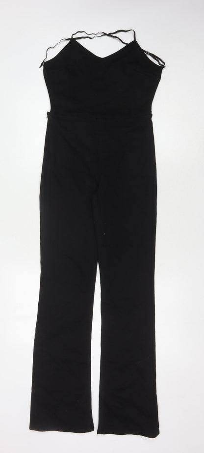 Bershka Women's Black Jumpsuit, Flared, Size S