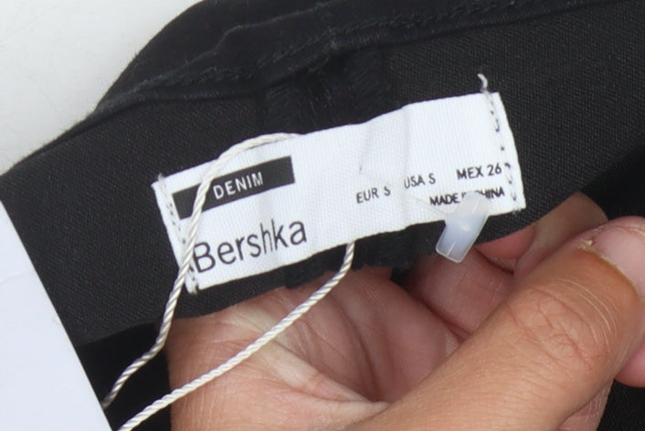 Bershka Women's Black Jumpsuit, Flared, Size S