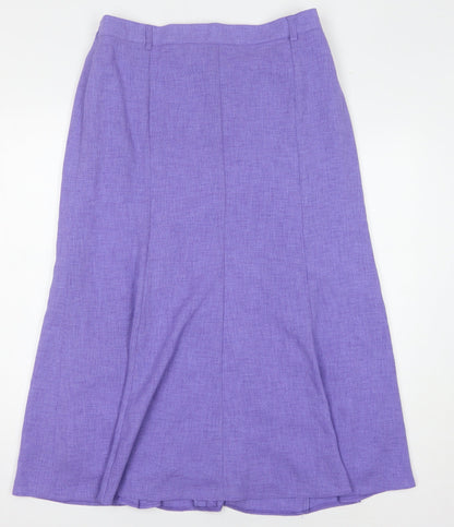 Eugen Klein Women's Purple Skirt, Size 16, Excellent