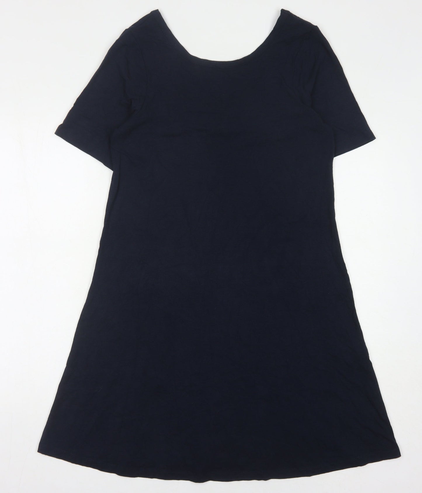 Hush Women's Blue A-Line Dress, Size 12, Short Sleeve