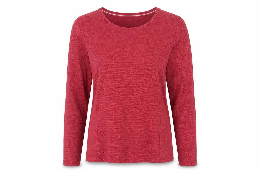 Womens UK Size 12 Street One Red Basic T-Shirt