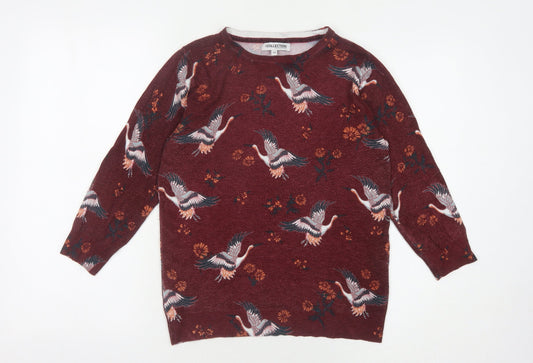 Debenhams Women's Animal Print Jumper Size 10