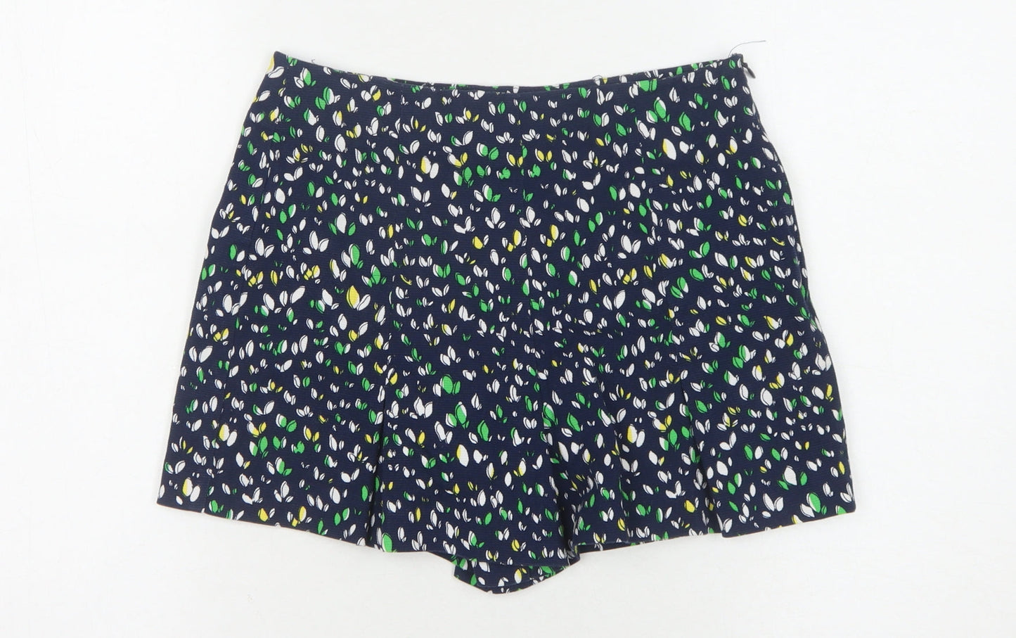 Zara Trafaluc Women's Multicoloured Floral Shorts, Size UK 10